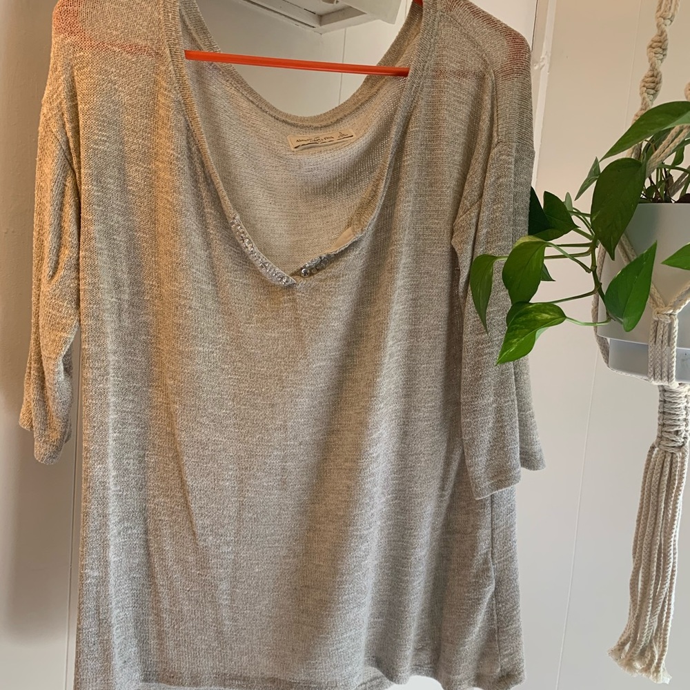 Shimmery Abercrombie top